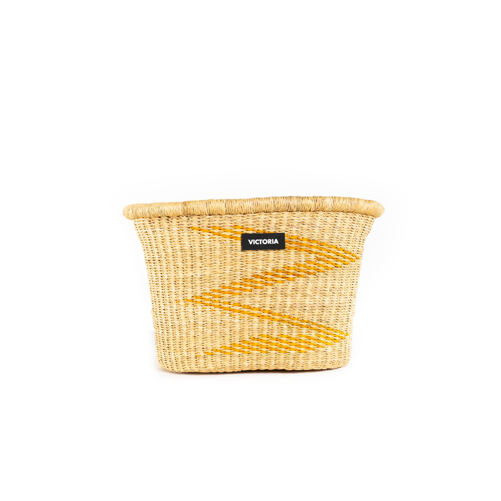 cesta de color amarillo bolga victoria