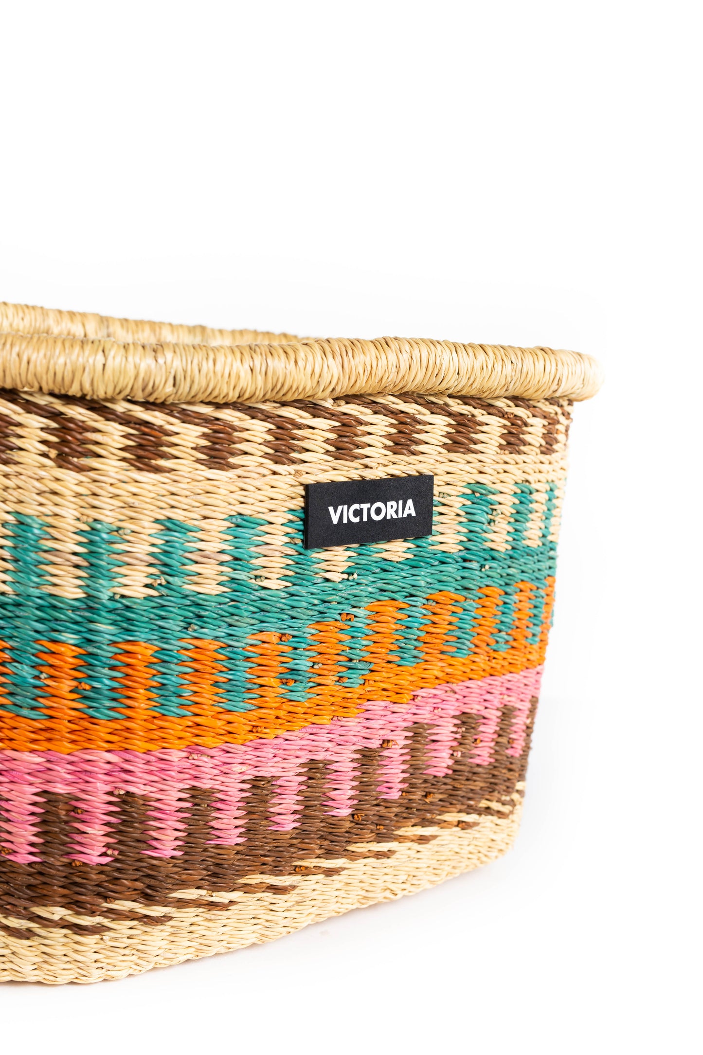 diseño cesta bolga con logo victoria basket