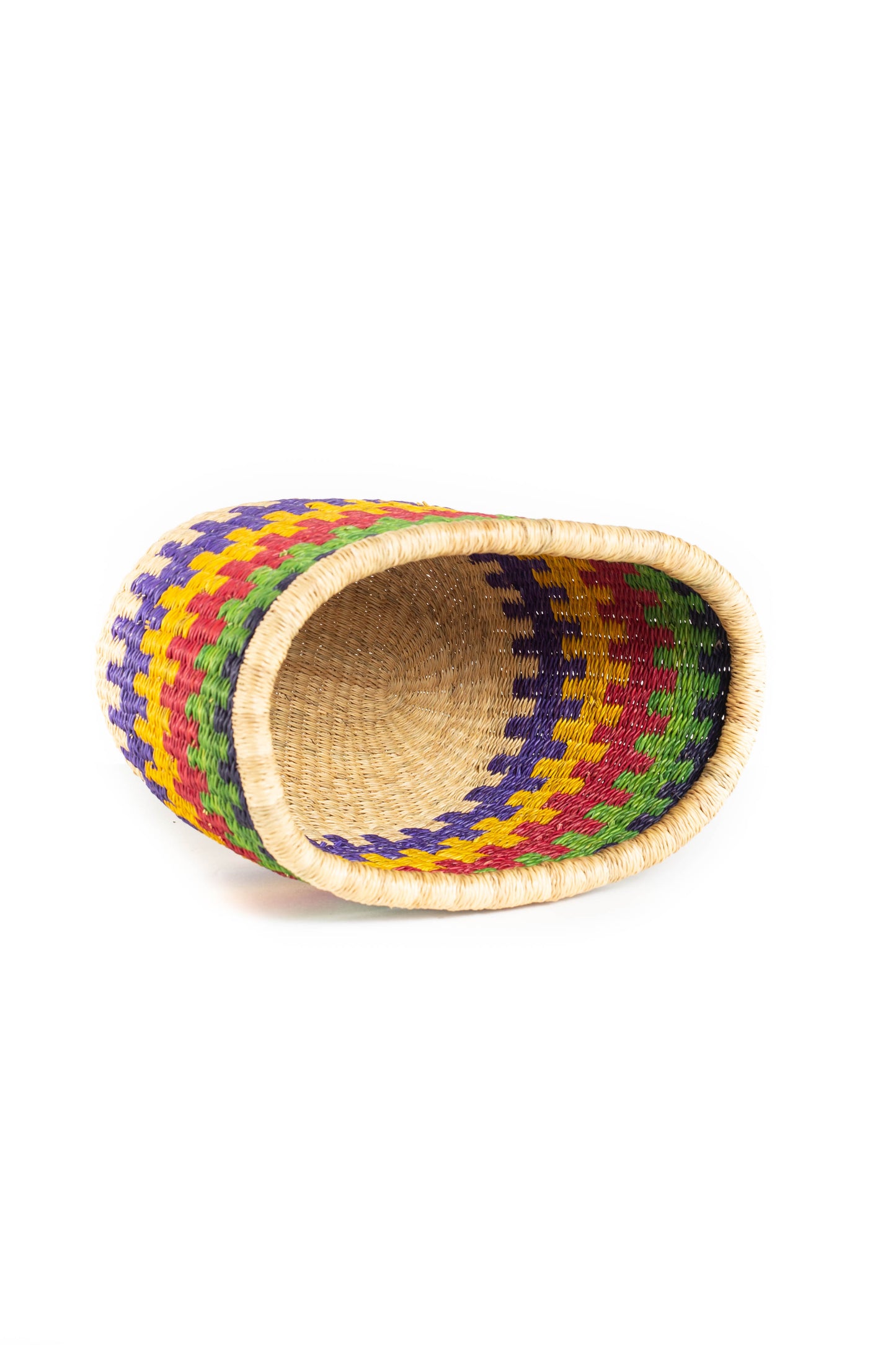 cesta de mimbre de colores victoria