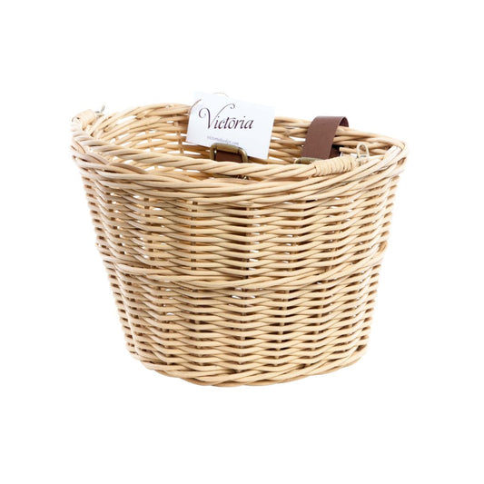 cesta color claro con correas victoria