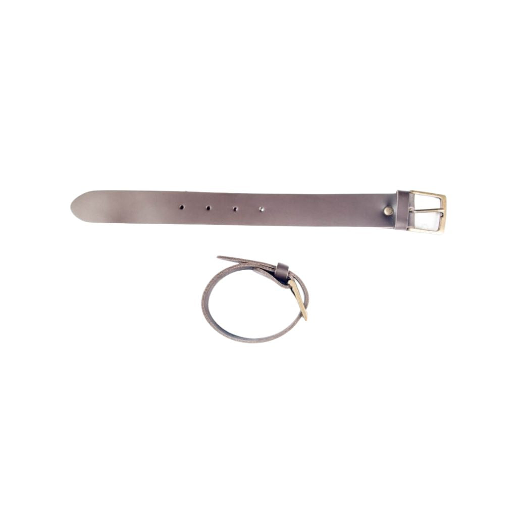 correas de piel para anclaje de cestas de mimbre